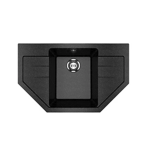 Мойка кухонная Ulgran U-609-308 79х49 черная