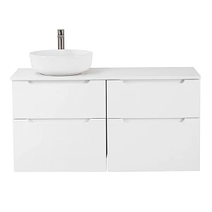 Тумба со столешницей BelBagno Etna H-60 120 L подвесная, 4 ящика, Bianco Lucido