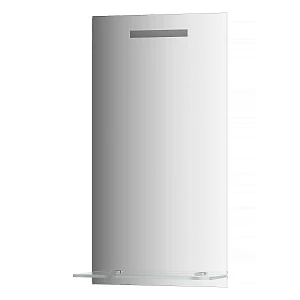 Зеркало EVOFORM LEDLINE-S BY 2151 с полочкой и светильником 40x75 см