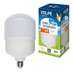 Лампа LED сверхмощная Volpe LED-M80-40W/DW/E27/FR/S