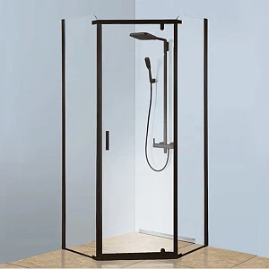 Душевой уголок Berges Wasserhaus Solo 061106 90х90, профиль черный