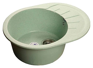 Мойка кухонная GranFest Rondo R-580L салатовая