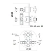 Смеситель для душа Webert Ottocento OT970902065 бронза - превью 1