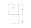 Мойка кухонная Oulin OL-F101 сатин - превью 2