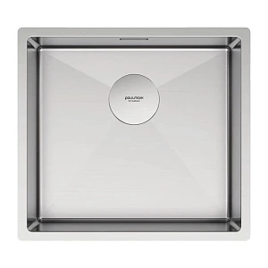 Мойка кухонная Paulmark NEXT 48 UNI PM214844-BS 48х44 см нержавеющая сталь