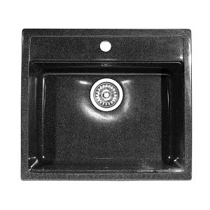 Мойка кухонная Grantop Geos 56 GT1356AT, антрацит