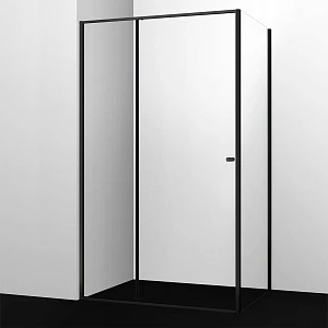 Душевой уголок WasserKRAFT Dill 140x80x200 профиль черный, стекло прозрачное (61S35)