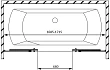 Шторка на ванну Radaway Idea Black PN DWD 170 - превью 1