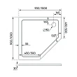 Душевой поддон Veconi Tezeo stone TZ-12 90x90 - превью 1