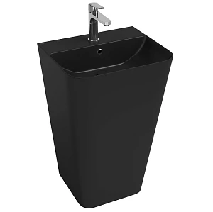 Раковина Isvea Sott'Aqua 10SQ37001SV-2N 50x42 см, черная матовая