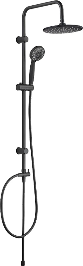 Душевая стойка Aquanet Passion AF300-70-R-B чёрная матовая