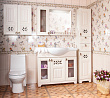 Мебель для ванной Бриклаер Кантри 105 бежевый дуб прованс (с одним шкафчиком Кантри 30)