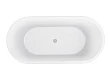Акриловая ванна Aifol Vivian Family 152778 A04 Glossy White отдельностоящая глянцевая - превью 1