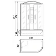 Душевая кабина River Temza 120/80/44 МТ L - превью 2