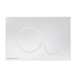 Кнопка смыва Kerama Marazzi M670KM белый глянцевый