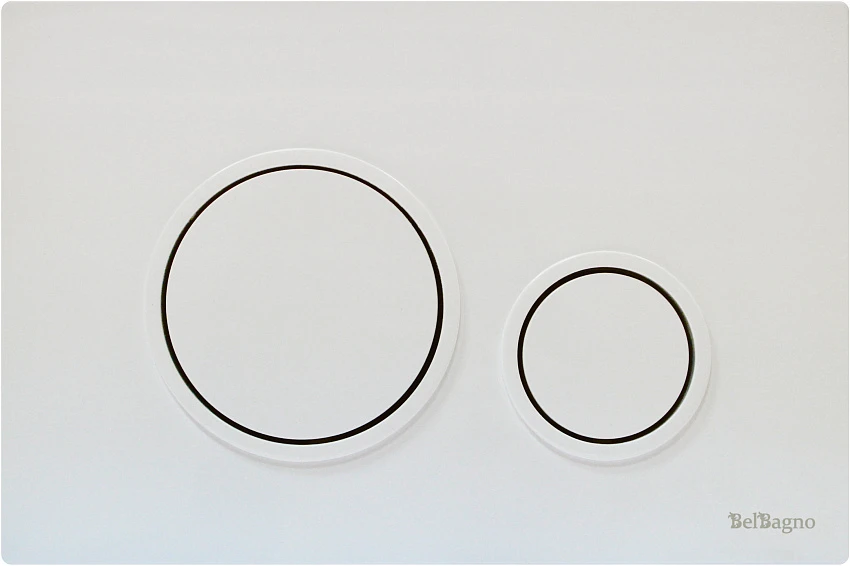 Кнопка смыва BelBagno Circle BB-P47130 белая