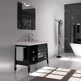Мебель для ванной Inova Canova Royal 90 черная глянцевая