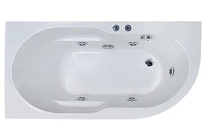 Акриловая ванна Royal Bath AZUR STANDART 150x80x60L с гидромассажем