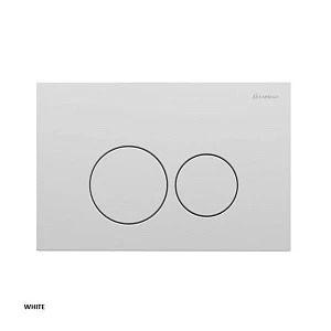 Кнопка смыва Caprigo Dew DA001-white белая