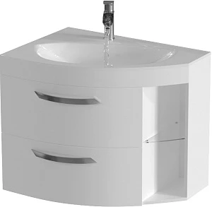 Тумба с раковиной De Aqua Трио Люкс New 80 L