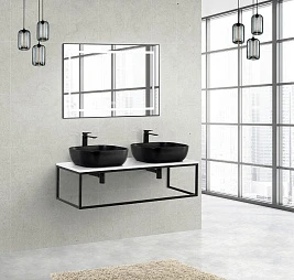 Мебель для ванной BelBagno Kraft 120 черная