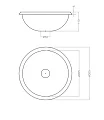 Раковина Mediclinics SN0027CS - превью 1