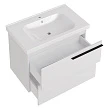 Тумба для комплекта ASB-Woodline Тида 80 подвесная, 2 ящика, белый - превью 2