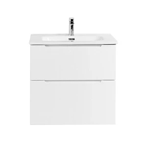 Тумба с раковиной BelBagno Etna H-60 70 подвесная, 2 ящика, Bianco Lucido