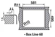 Мойка кухонная Rodi Box Line 60 integ. сталь - превью 2