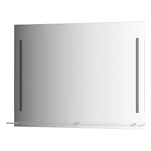 Зеркало Evoform Ledline-S BY 2166 с полочкой и светильником 100x75 см