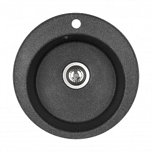 Мойка кухонная Aquaton Шелли 1A734732SS210 D50 графит