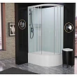 Душевая кабина Frank F412/2L White 120x80x215 см, стекло прозрачное, профиль белый - превью 1