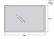 Зеркало BelBagno SPC-GRT-900-800-LED-TCH с подсветкой и сенсорным выключателем - превью 1