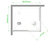 Душевой уголок Royal Bath RB 8090HPD-T 90х80х185 (прозрачное) - превью 2