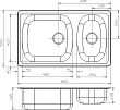 Мойка кухонная Reginox Vancouver LUX KGOKG (pallet) - превью 2