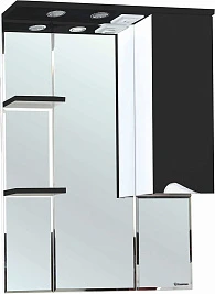 Зеркало-шкаф Bellezza Эйфория 80 R черный