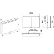 Зеркало-шкаф Keuco Royal E-One 44303171301 100x70 см - превью 1