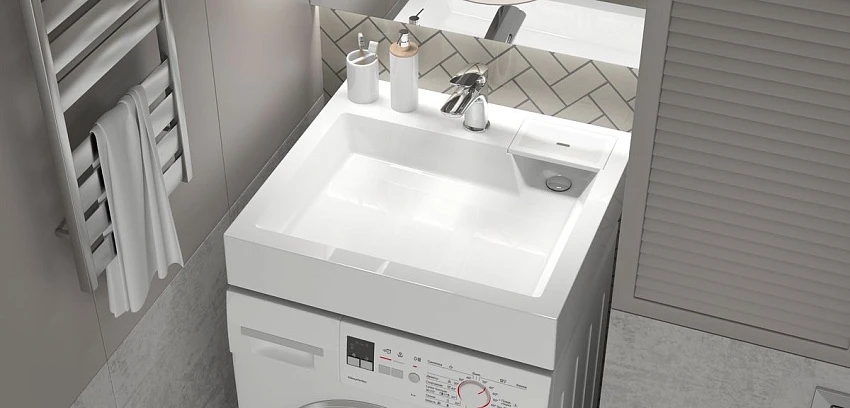 Раковина над стиральной машиной SuperSan Кари 60х55 см