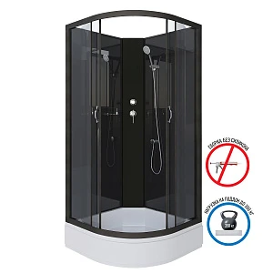Душевая кабина Niagara Classic NG-6501-14BK 90x90x200