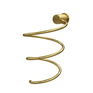 Держатель для фена WasserKRAFT K-1080BRUSHED GOLD золото матовое