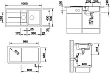 Мойка кухонная Blanco Metra 6S 525926 черная - превью 1