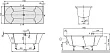 Квариловая ванна Villeroy & Boch Pavia 170x75 см UBQ170PAV2V-01 - превью 2