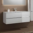 Мебель для ванной Sanvit Кубэ-2 120 белый глянец - превью 1