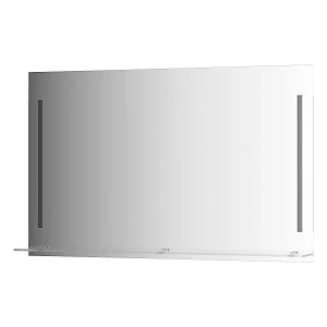 Зеркало EVOFORM LEDLINE-S BY 2167 с полочкой и светильником 120x75 см