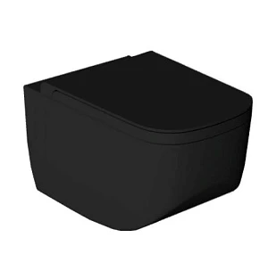 Чаша для унитаза подвесного Hatria Next A0Y1F102 черная матовая
