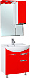 Мебель для ванной Bellezza Альфа 65 красная с ящиком