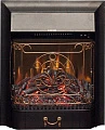 Комплект Электрокамин Royal Flame Majestic FX Black классический очаг + Портал Royal Flame Dublin арочный сланец/темный дуб - превью 1