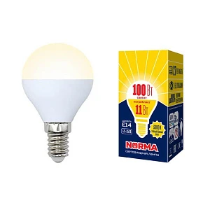 Лампа светодиодная Volpe Norma G LED-G45-11W/WW/E14/FR/NR