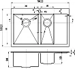 Мойка кухонная Zorg Inox R 5178-2-L - превью 1