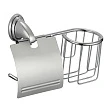 Держатель для туалетной бумаги и освежителя Savol S-L03151, хром - превью 2